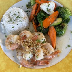 Garlic Shrimp Plate