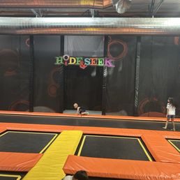 Trampoline area