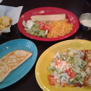 Gran Rodeo - Lunch special number 10 (yellow & blue plates) and Lunch chimichanga (red plate) - Mexican Near Me - Virginia Beach, Virginia Gran Rodeo - Lunch special number 10 (yellow & blue plates) and Lunch chimichanga (red plate) - Mexican Near Me - Virginia Beach, Virginia