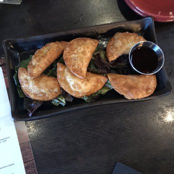 Brick & Bourbon - Duck wontons - so good! - New American Near Me - Maple Grove, Minnesota Brick & Bourbon - Duck wontons - so good! - New American Near Me - Maple Grove, Minnesota