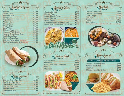 Menu photo 6 Chai Khana  & Grill Houston, TX