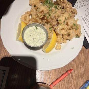DeGidio's - CALAMARI FRITO $14 Buttermilk fried calamari with garlic caper aioli - Italian Near Me - Saint Paul, Minnesota DeGidio's - CALAMARI FRITO $14 Buttermilk fried calamari with garlic caper aioli - Italian Near Me - Saint Paul, Minnesota