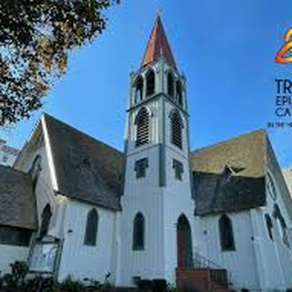 Trinity Episcopal Cathedral - Exterior of historic Trinity Episcopal Cathedral located in the heart of downtown San Jose/Silicon Valley - Churches Near Me - San Jose, California