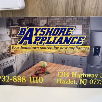 Bayshore Appliance - Business card - Sept 2020 - Appliances Near Me - Hazlet, New Jersey Bayshore Appliance - Business card - Sept 2020 - Appliances Near Me - Hazlet, New Jersey
