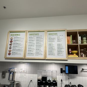 Pure Green - Menu board - Juice Bars & Smoothies Near Me - Houston, Texas
