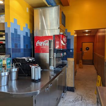 Ono Hawaiian BBQ - Katsu and Terrayaki Sauce  Station is next to the Soda Fountain. They also have a restroom. - Barbeque Near Me - Alhambra, California