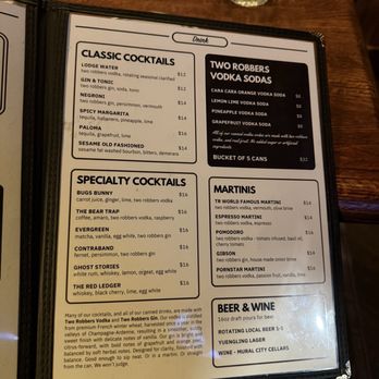 The Lodge - Menu - Cocktail Bars Near Me - Philadelphia, Pennsylvania The Lodge - Menu - Cocktail Bars Near Me - Philadelphia, Pennsylvania