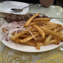 Beef Lula Lunch special with fries Beef Lula Lunch special with fries