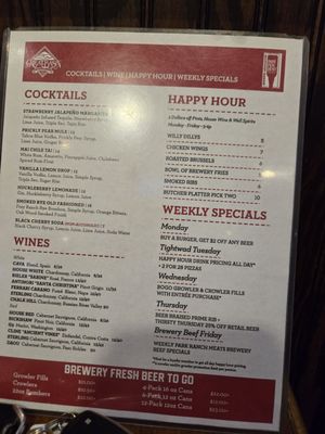 Menu photo 2 Great Basin Brewing Co. - Reno Reno, NV Menu photo 2 Great Basin Brewing Co. - Reno Reno, NV