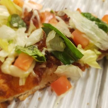 Jet's Pizza - BLT pizza, the mayo was a drizzle that didn't cover the whole crust so the flavor was washed out - Pizza Near Me - West Allis, Wisconsin