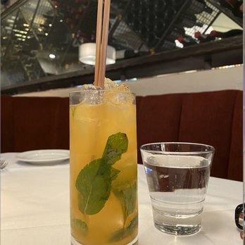 Montrio - passionfruit & mint mocktail - New American Near Me - Monterey, California
