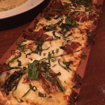Seasons 52 - Roasted Roma Tomato Flatbread - New American Near Me - Edison, New Jersey Seasons 52 - Roasted Roma Tomato Flatbread - New American Near Me - Edison, New Jersey