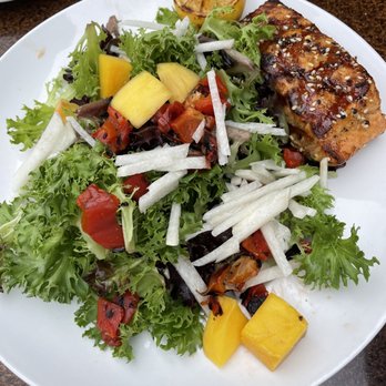 Seasons 52 - Salmon salad- so colorful! Dressing on the side - New American Near Me - Costa Mesa, California Seasons 52 - Salmon salad- so colorful! Dressing on the side - New American Near Me - Costa Mesa, California