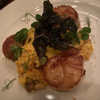 A Restaurant - Jumbo Diver Scallops - New American Near Me - Newport Beach, California A Restaurant - Jumbo Diver Scallops - New American Near Me - Newport Beach, California