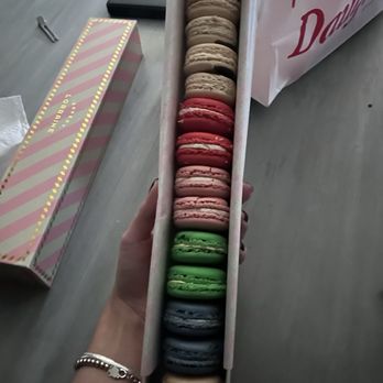 Bakery Lorraine - Macaroons  Pistachio Earl Grey Raspberry Cereal Milk - Bakeries Near Me - San Antonio, Texas