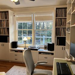 Closets by Design - Spartanburg - Window and record wall
