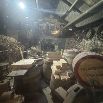 Theakstons Brewery - Cooper that makes the cask barrels - Breweries Near Me