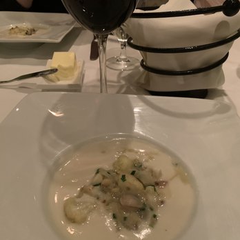 Fat Canary - Creme of cauliflower soup. Surprisingly delicious. - New American Near Me - Williamsburg, Virginia