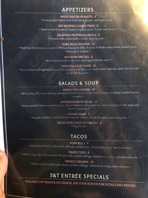 Menu photo 4 The Gas Lantern Drinking Company Boise, ID