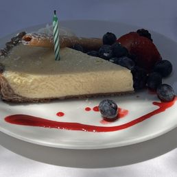 Key lime pie to celebrate a birthday