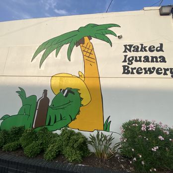 Naked Iguana Brewery - On the side parking - Beer Bar Near Me - Galveston, Texas