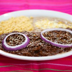 Garibaldi Mexican Kitchen - Meet Our Enmoladas! .
A true Mexican comfort dish, smothered in rich mole sauce.