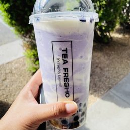 Ube Taro Cream Brulee Sugarcane Juice