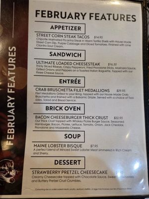 Menu photo 5 Marley's Brewery and Grille Bloomsburg, PA