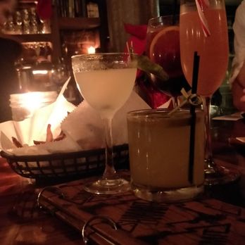 The Summit - Something Completely Different, Winter Sangria, A Little Encouragement, Electric Mistress - - from the winter 2018 rotation - Cocktail Bars Near Me - Pittsburgh, Pennsylvania