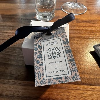 Allora - Chef's parting gift - Italian Near Me - Grand Rapids, Michigan
