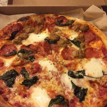 Blaze Pizza - Simple is Best! Delicious! Buffalo Mozzarella, Fresh Basil and Olive Oil Drizzle and a little Pepperoni and Sausage on one half. - Pizza Near Me - Anaheim, California Blaze Pizza - Simple is Best! Delicious! Buffalo Mozzarella, Fresh Basil and Olive Oil Drizzle and a little Pepperoni and Sausage on one half. - Pizza Near Me - Anaheim, California