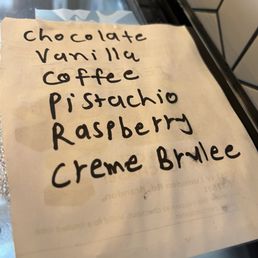 First batch of macaron flavors: September 2025