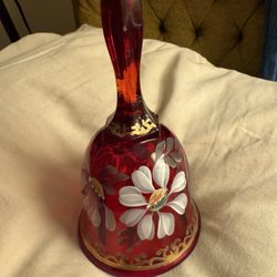 Wolf Creek Antiques - The hand painted bell ringer I purchased for a gift