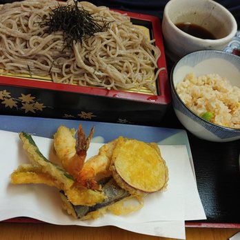 I-NABA - Zaru Soba with tempura - Japanese Near Me - Honolulu, Hawaii