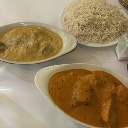 Chicken Tikka Masala and Chicken Coconut Curry Chicken Tikka Masala and Chicken Coconut Curry