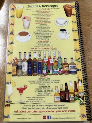Menu photo 6 El Chapulin Restaurant Los Angeles, CA