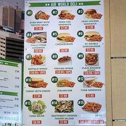 Deb's Airworld Amoco Foodshop - Lunch/Dinner menu combos
