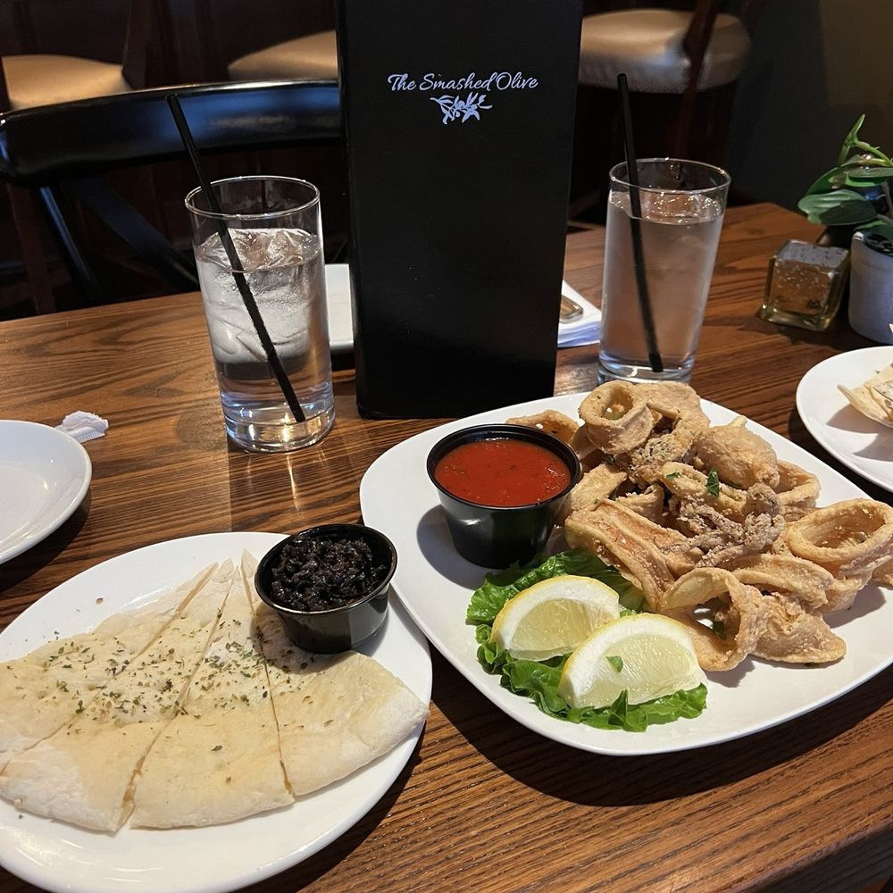 The Smashed Olive - Olive tapenade and gluten free fried calamari - Soup Near Me - Washington, New Jersey The Smashed Olive - Olive tapenade and gluten free fried calamari - Soup Near Me - Washington, New Jersey