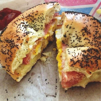 Dippin Donuts - the inside of a bagel - Donuts Near Me - Dudley, Massachusetts