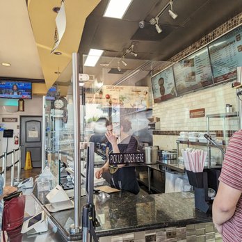 Pita Hot - Store counter where you can order on one side and pick up on the other. - Mediterranean Near Me - Fullerton, California