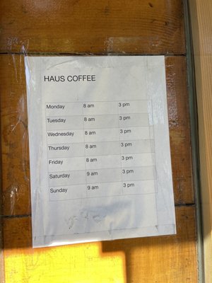 Menu photo 5 Haus Coffee San Francisco, CA