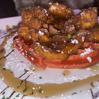 Dolce - Red velvet waffle - American Near Me - Elizabeth, New Jersey Dolce - Red velvet waffle - American Near Me - Elizabeth, New Jersey