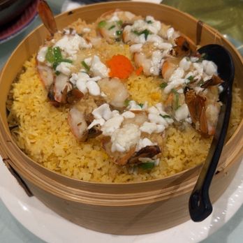 Ming Cuisine - Steamed Fried Rice with Tiger Shrimps/蒜香開邊老虎蝦炒飯 - Chinese Near Me - Richmond Hill, Ontario