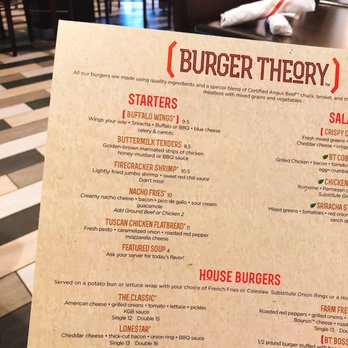 Burger Theory - Menu - Burgers Near Me - Indianapolis, Indiana
