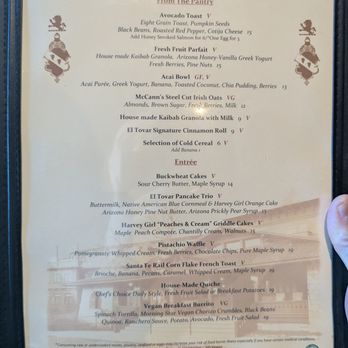 El Tovar Dining Room - Menu (Apr 2026) - American Near Me - Grand Canyon, Arizona