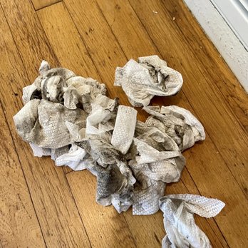 Molly Maid of North Central Sacramento County - Dirty cloths from me cleaning the window tracks! - Home Cleaning Near Me - Orangevale, California