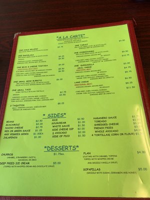 Menu photo 5 Michael's Tacos Cody, WY