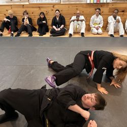 The Dojo - Defending from the ground at The Dojo Martial Arts - Self Protection skills for everyone.