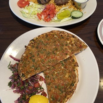 Bosphorus - Lahmacun Lunch and Kofta plate for lunch - Turkish Near Me - Cary, North Carolina