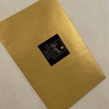 Omar's Carriage House - Their beautiful gift card  envelope. - New American Near Me - Norfolk, Virginia
